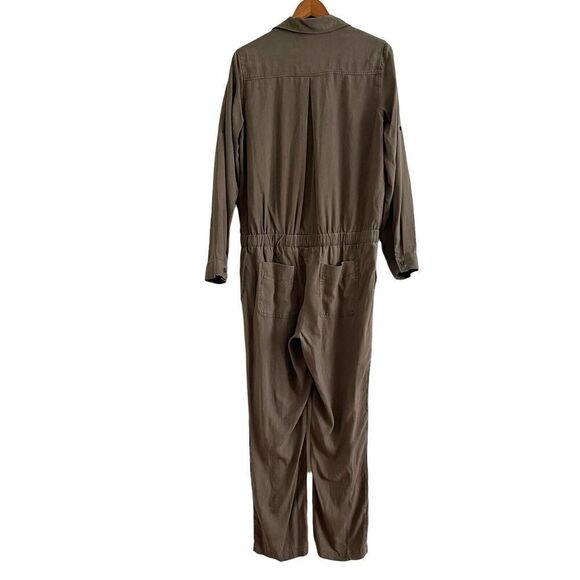 Cloth & Stone Amelia Utility Jumpsuit M Olive Boho utility army - Picture 4 of 16